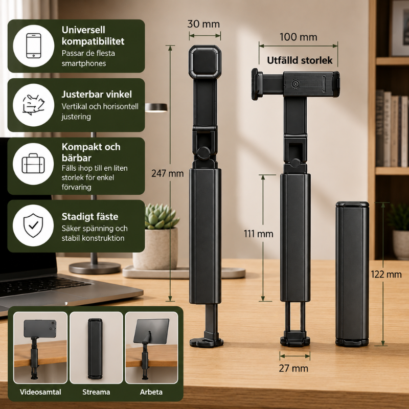 ReseHold™ – Handsfree komfort på varje resa