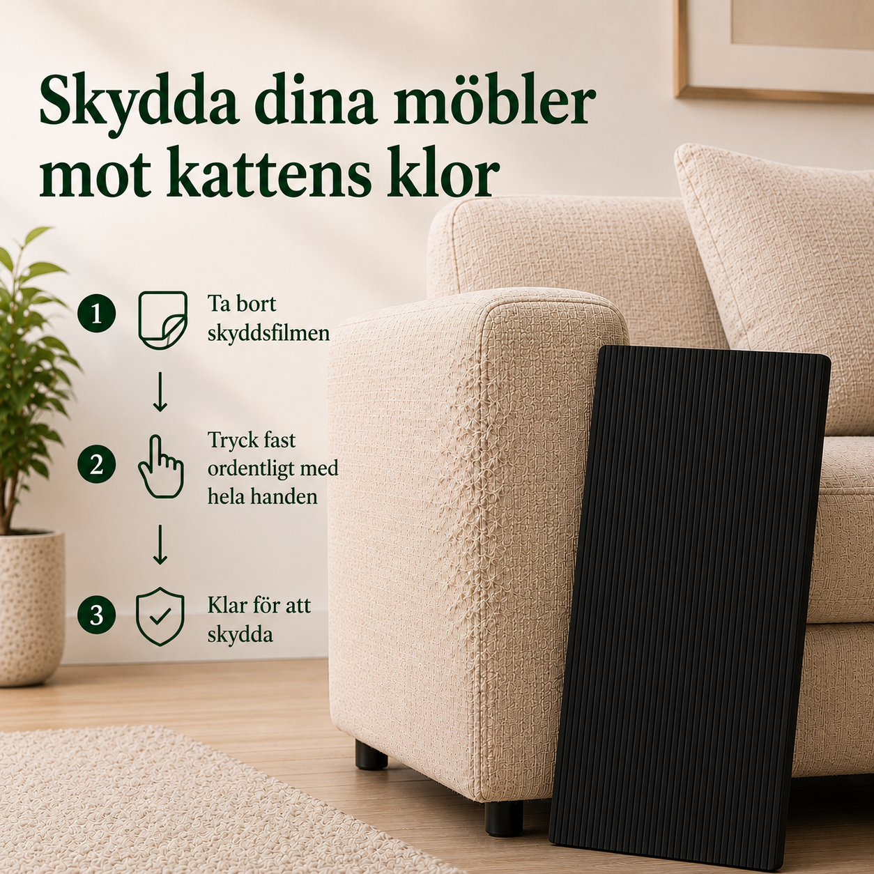 KlösKlar™ – Skydda möblerna – ge katten en egen klösyta