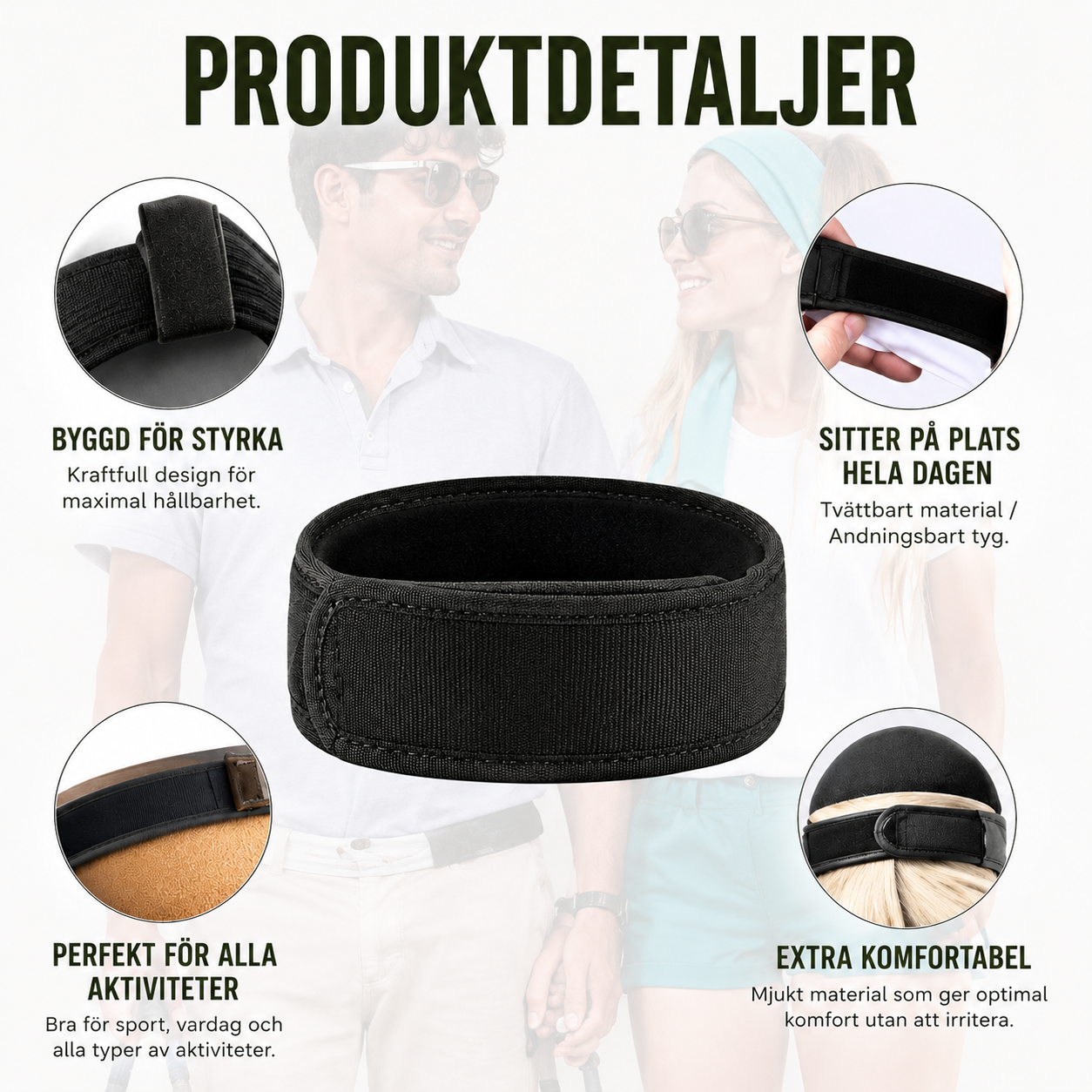 KomfortBälte™ – Håller byxorna på plats utan spänne och obehag