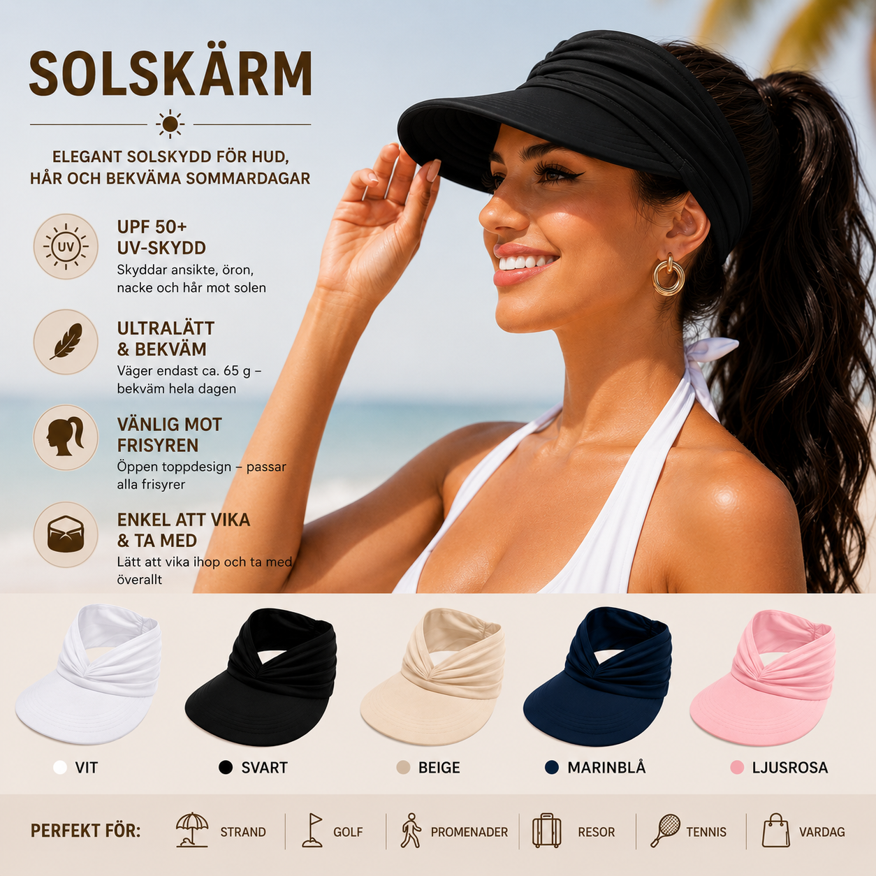Soléa Visir™ – Elegant solskydd för varma sommardagar