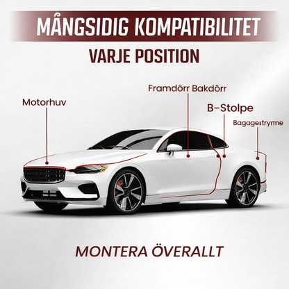 TystList™ – Gummitätning för Bildörrar
