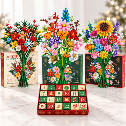BlomsterJul™ – Bygg en vacker bukett med 24 magiska julöverraskningar