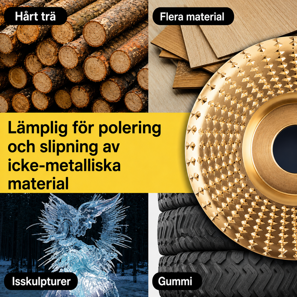TräKraft™ Pro Kit – Förvandla din vinkelslip till ett precisionsverktyg