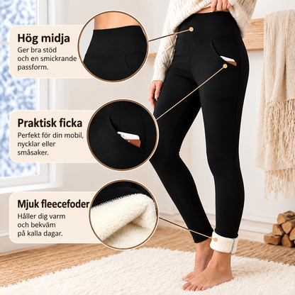 VinterMjuk™ – Håll benen varma hela vintern med mjuka, fleecefodrade leggings