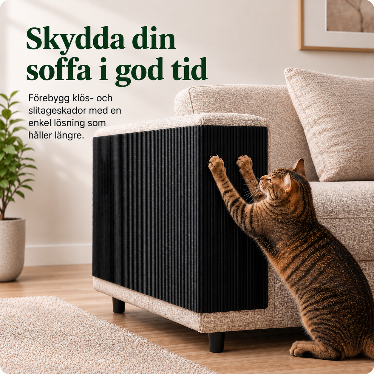 KlösKlar™ – Skydda möblerna – ge katten en egen klösyta