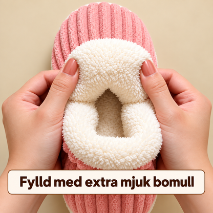 MysFötter™ – Håll fötterna varma med mjuka, halkfria tofflor