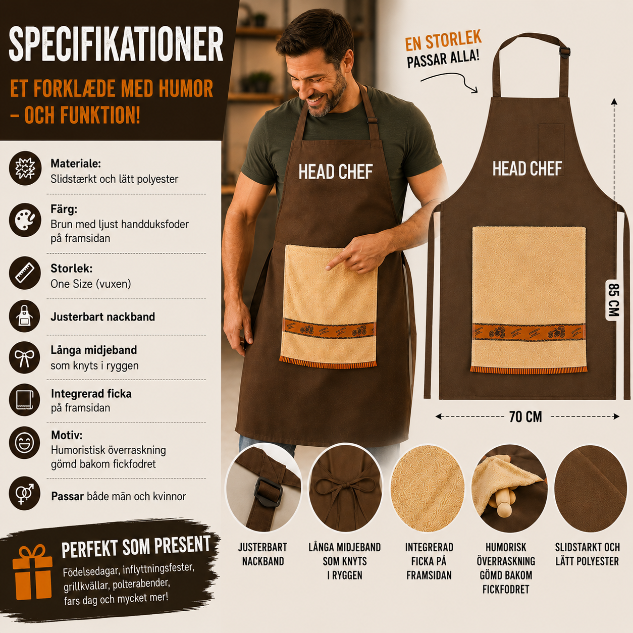 GrillChock™ – Förklädet som får gästerna att skratta