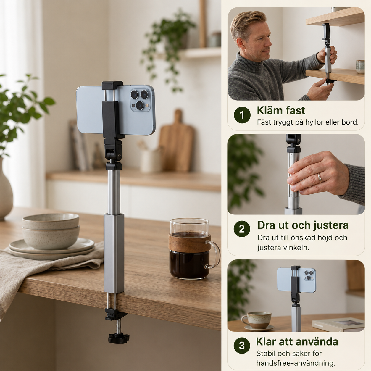 ReseHold™ – Handsfree komfort på varje resa