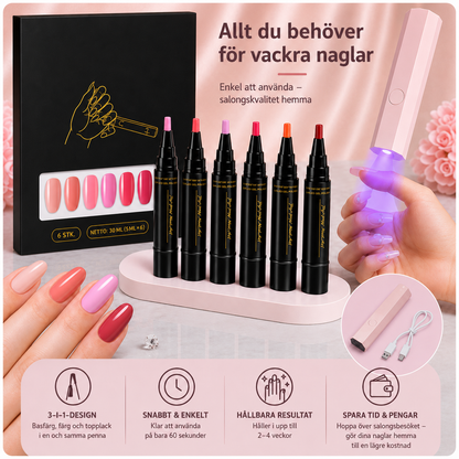 NagelGlans™ – Salongsnaglar hemma på några minuter