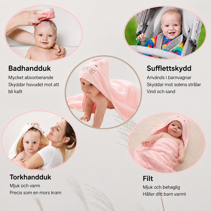 BamseHuva™ – Mjuk värme efter varje bad