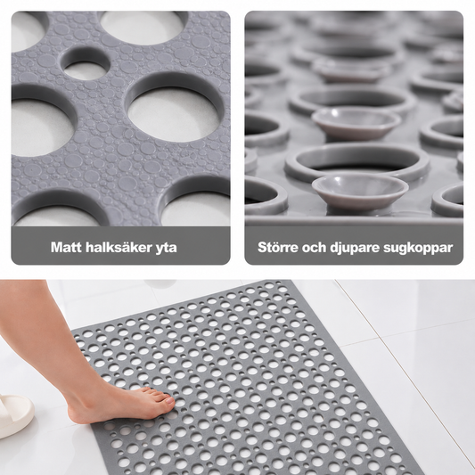 BadTrygg™ – Säkrare steg i badrummet.