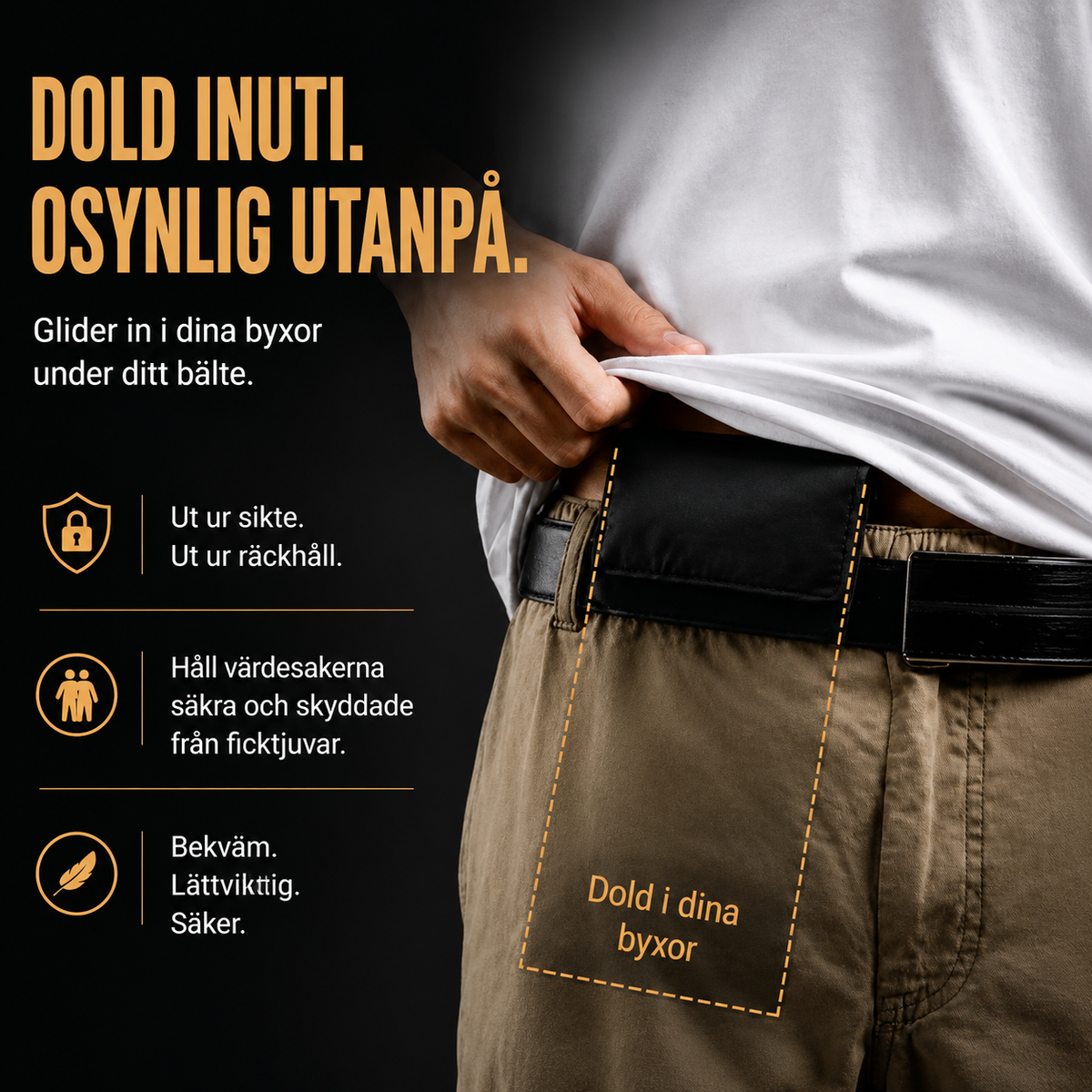 DoldFicka™ | Håll dina värdesaker dolda och nära