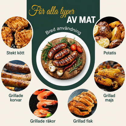GrillGlädje™ Korvhållare – Perfekt grillning utan krångel (och med ett leende)