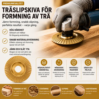 TräKraft™ Pro Kit – Förvandla din vinkelslip till ett precisionsverktyg