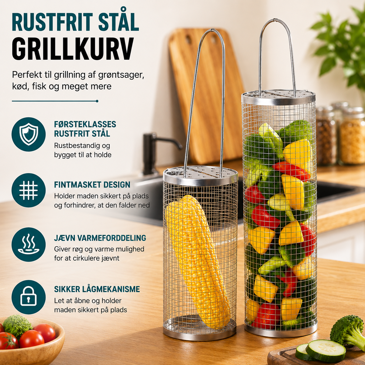 GrillSnurra™ – Jämn grillning från alla håll