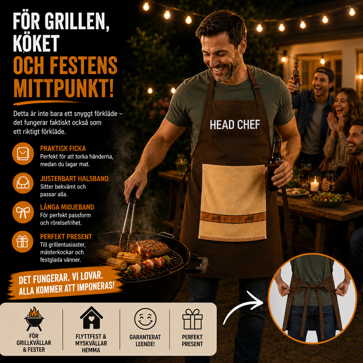 GrillChock™ – Förklädet som får gästerna att skratta