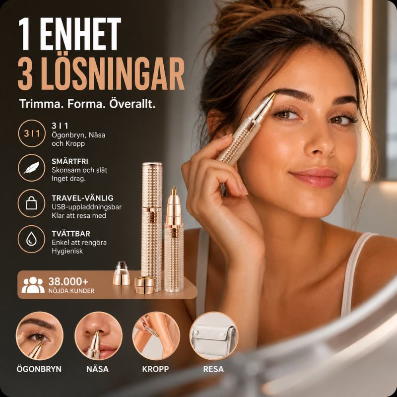 PerfektBryn™ – Forma perfekta bryn utan smärtsam plockning