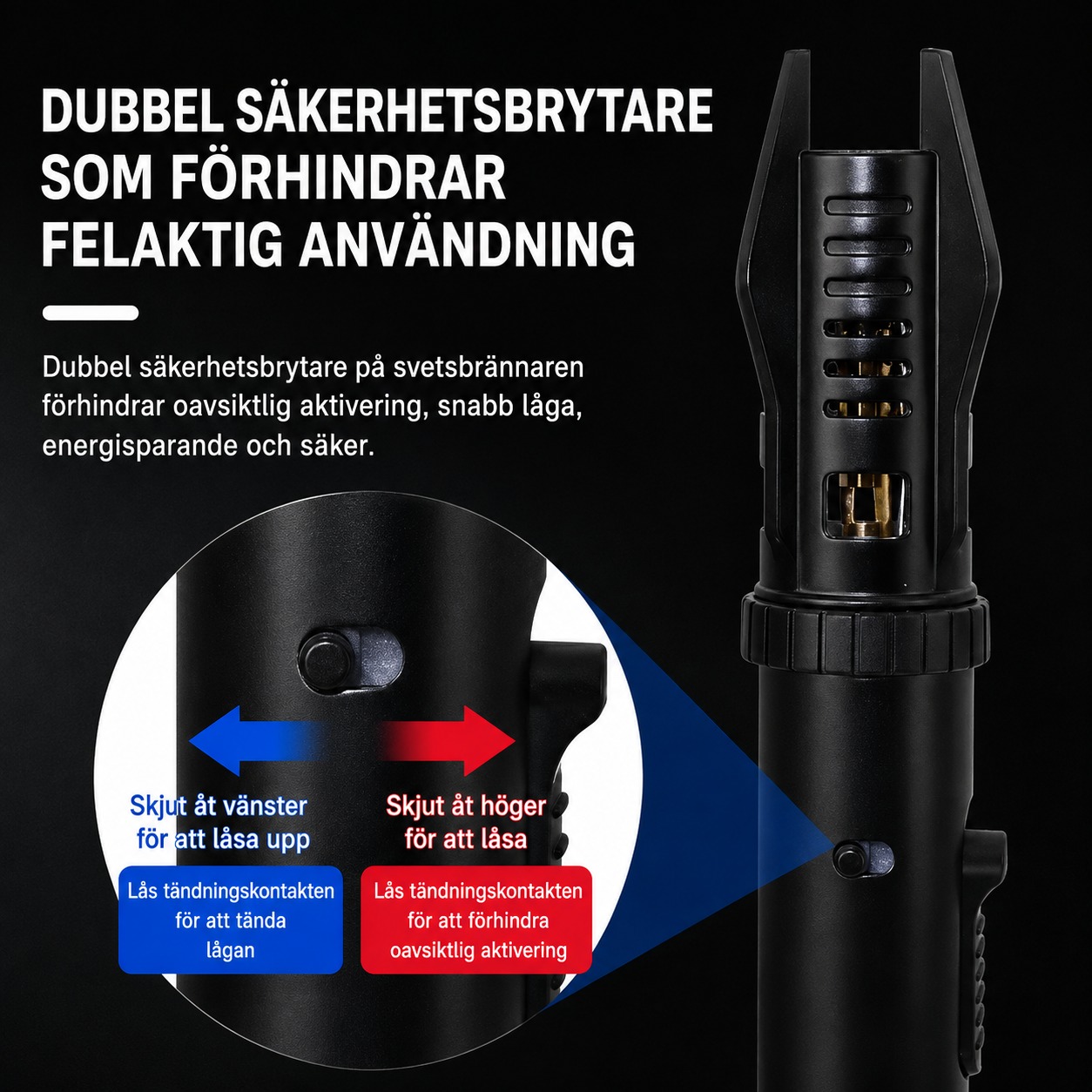 TändPro™ – Snabb, justerbar låga för varje uppgift