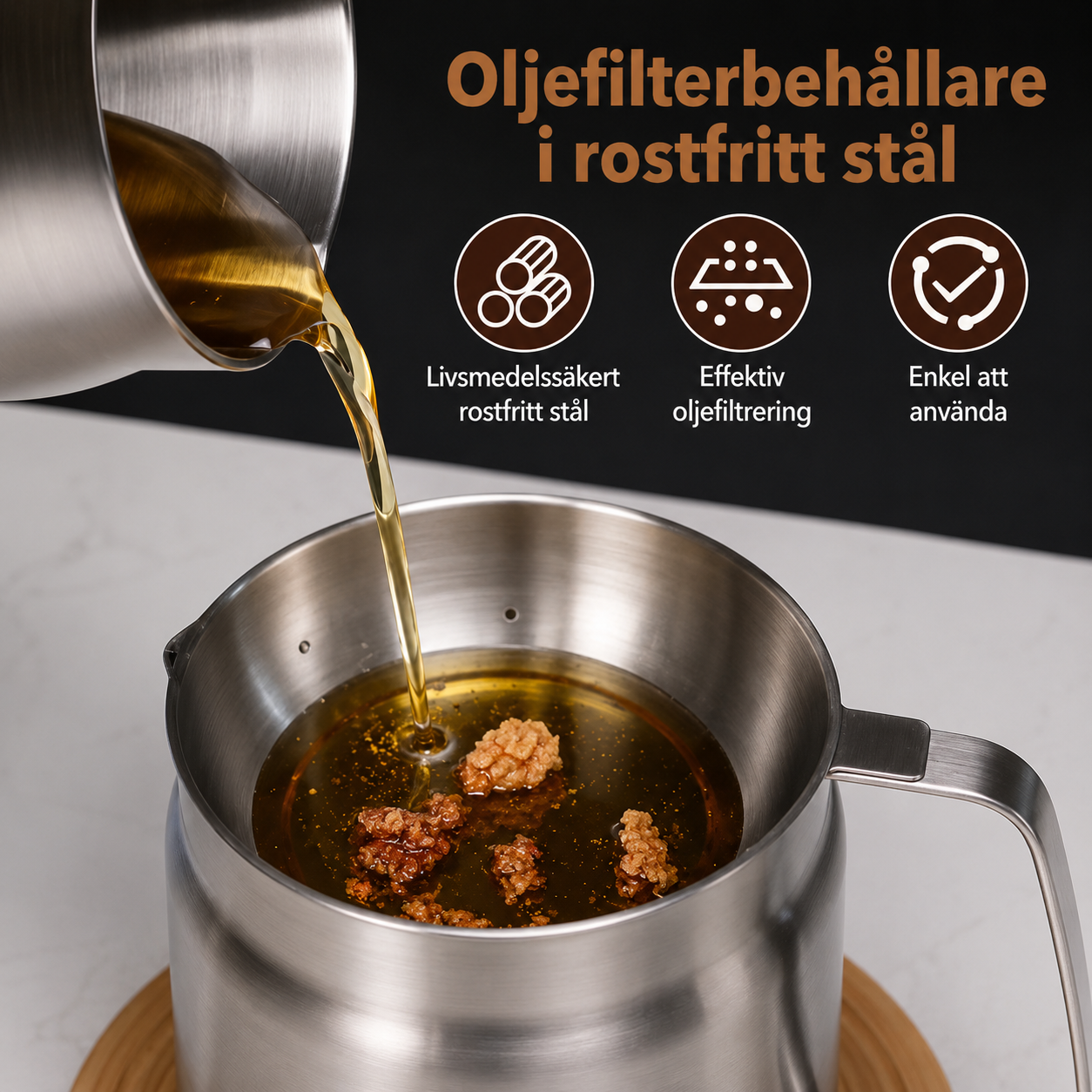OljeSmart™ – Filtrera, förvara och fritera smartare