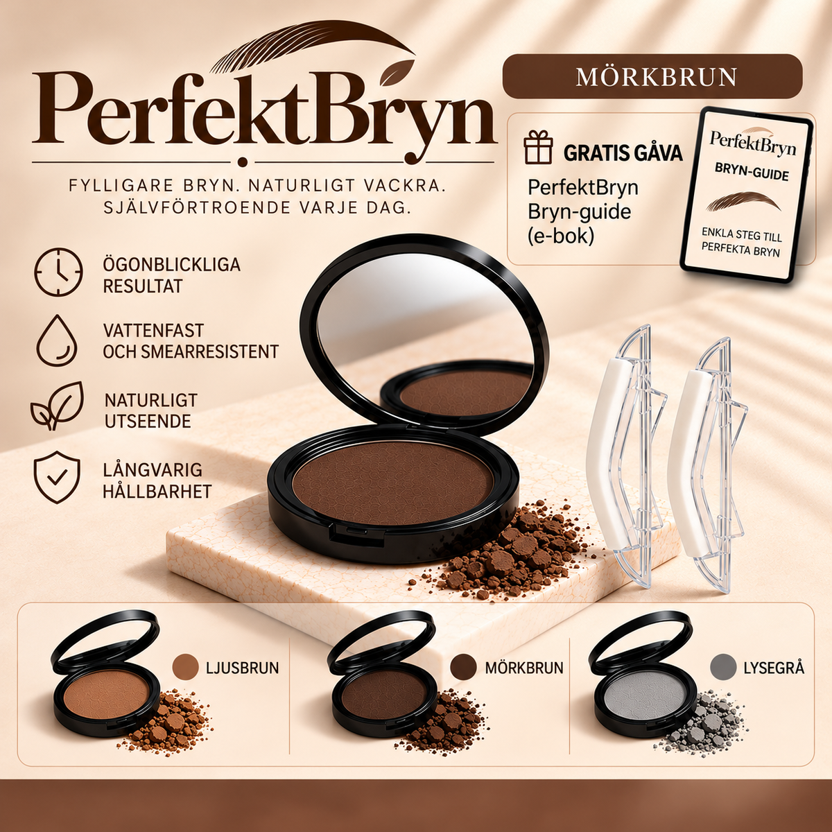 PerfektBryn™ – Få fylliga, naturliga och symmetriska ögonbryn på bara 5 sekunder