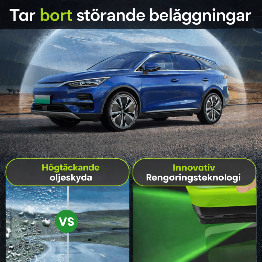 KlarSyn™ – Glasförsegling för Bilrutor