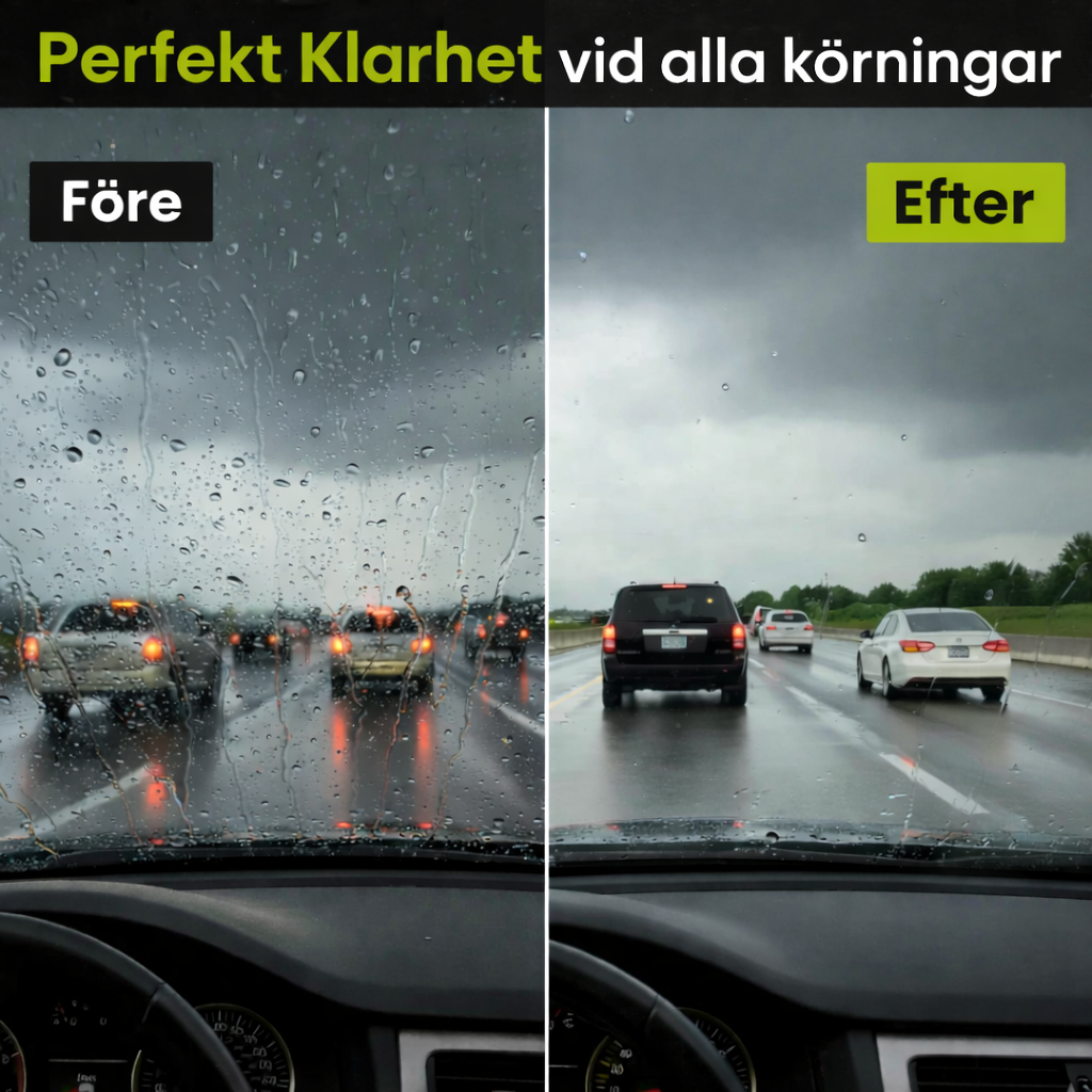 KlarSyn™ – Glasförsegling för Bilrutor