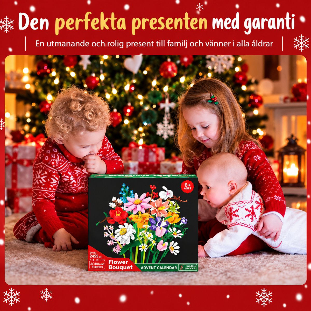 BlomsterJul™ – Bygg en vacker bukett med 24 magiska julöverraskningar