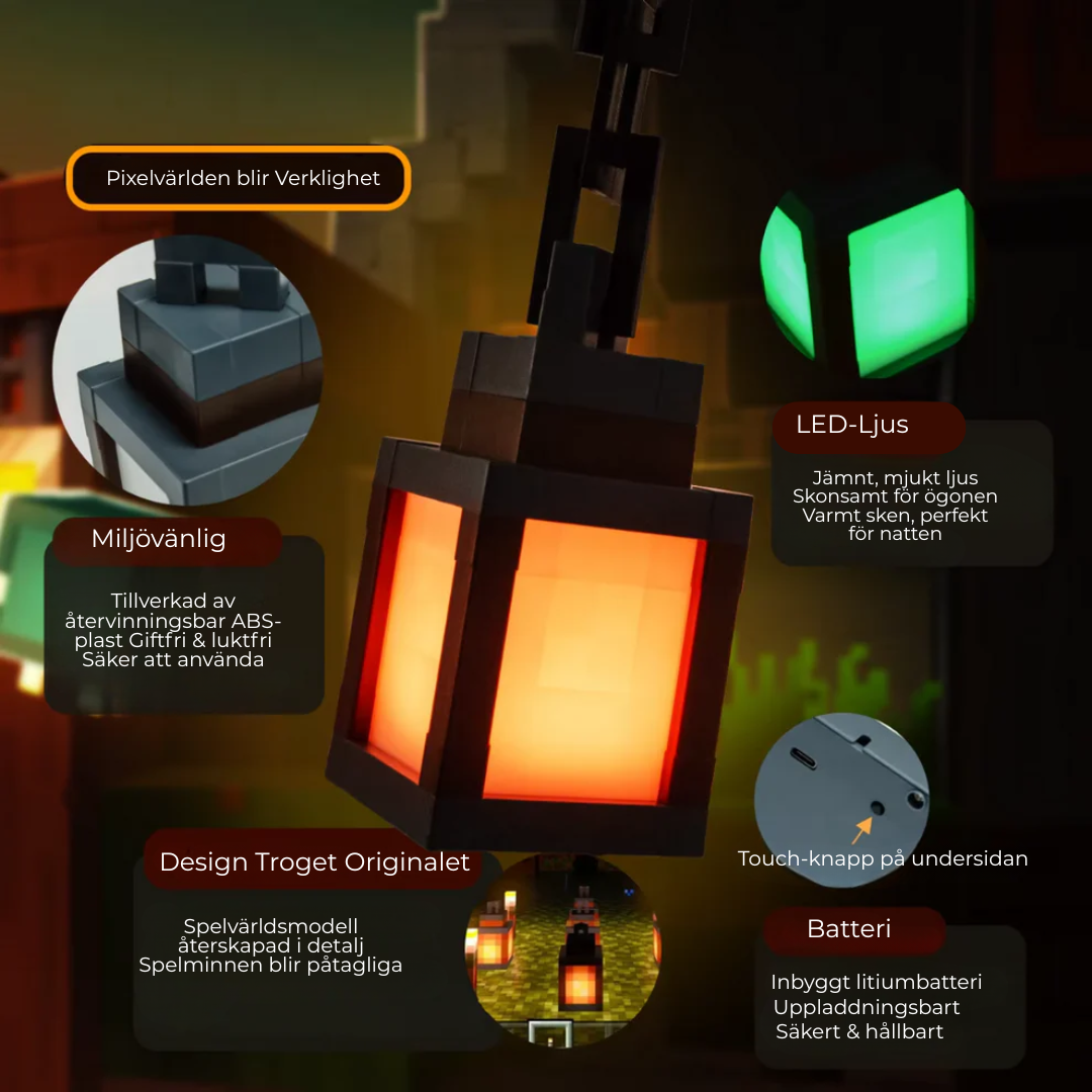 BlockLys™ – Lys upp din värld som en äkta gamer