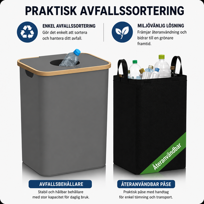EcoSort™ – Förvandla återvinningskaos till stilren organisering