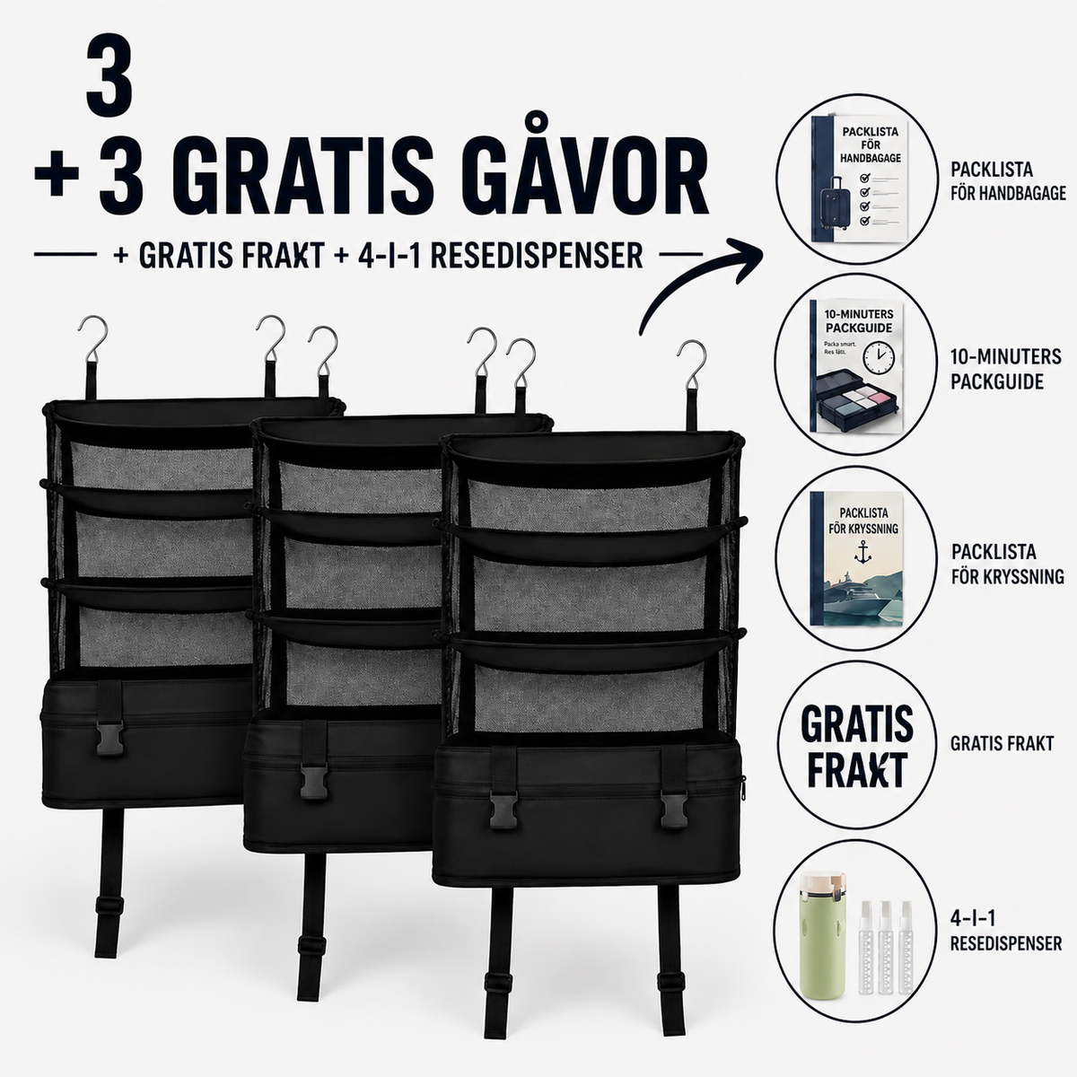 PackKlar™ | Packa upp på några sekunder och håll ordning på kläderna