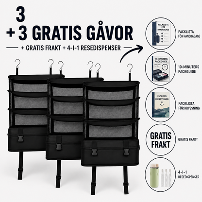 PackKlar™ | Packa upp på några sekunder och håll ordning på kläderna