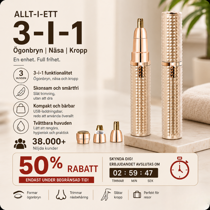 PerfektBryn™ – Forma perfekta bryn utan smärtsam plockning