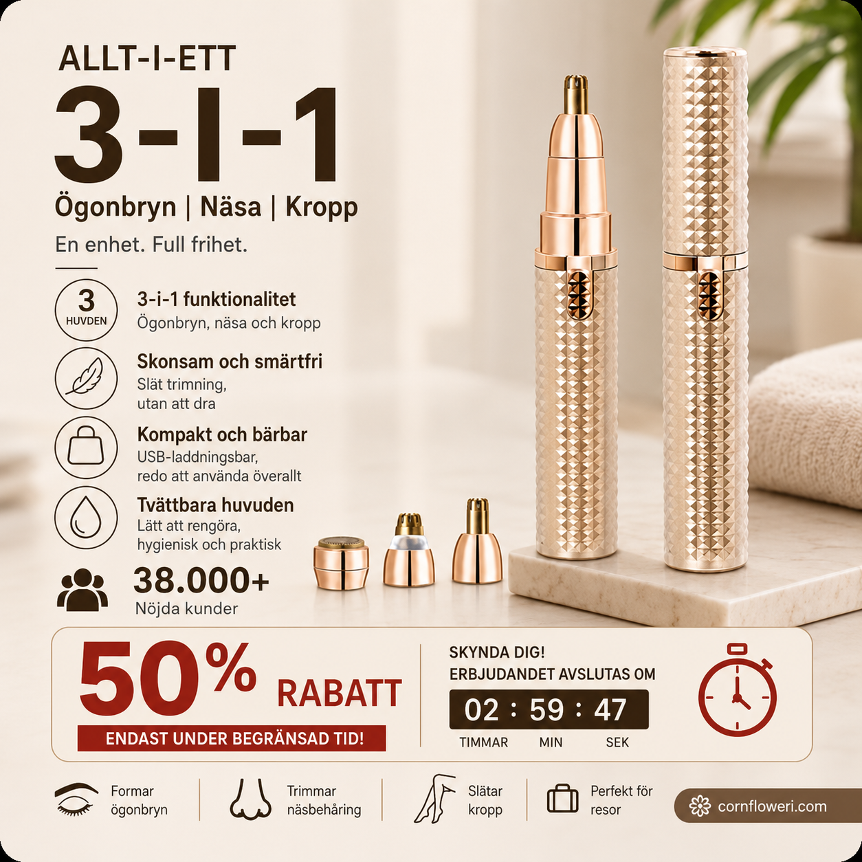PerfektBryn™ – Forma perfekta bryn utan smärtsam plockning