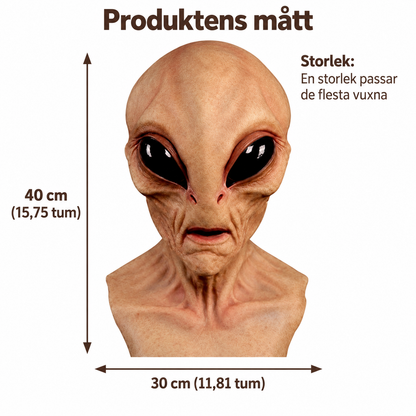 SkräckMask™ – En kusligt realistisk look till Halloween