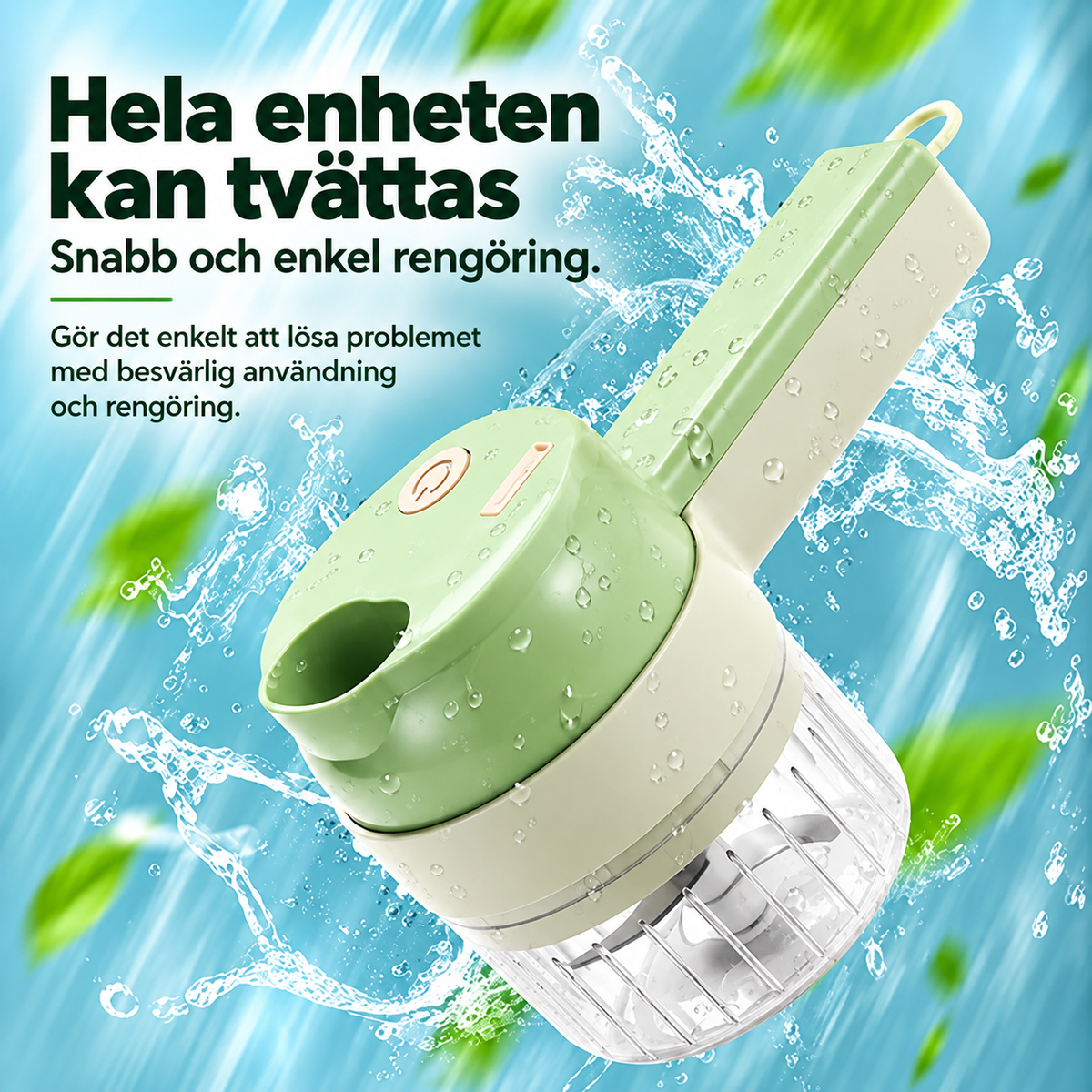 HackSmart™ – Hacka grönsaker snabbt och enkelt med 4-i-1-funktion