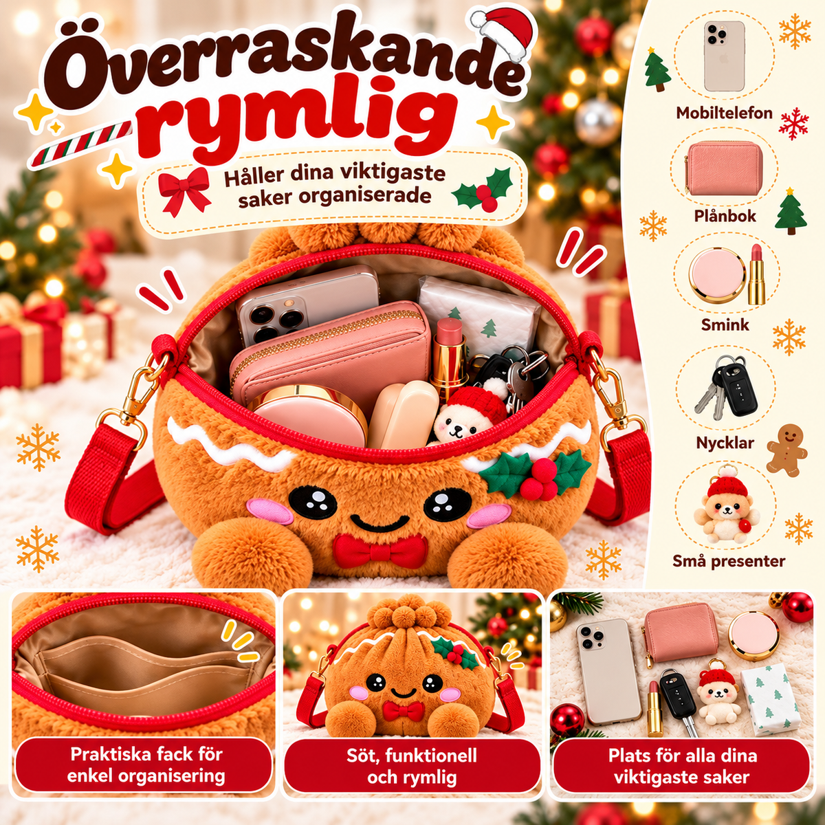 DumplingVäska™ – En mjuk och gullig axelväska som barn kommer att älska