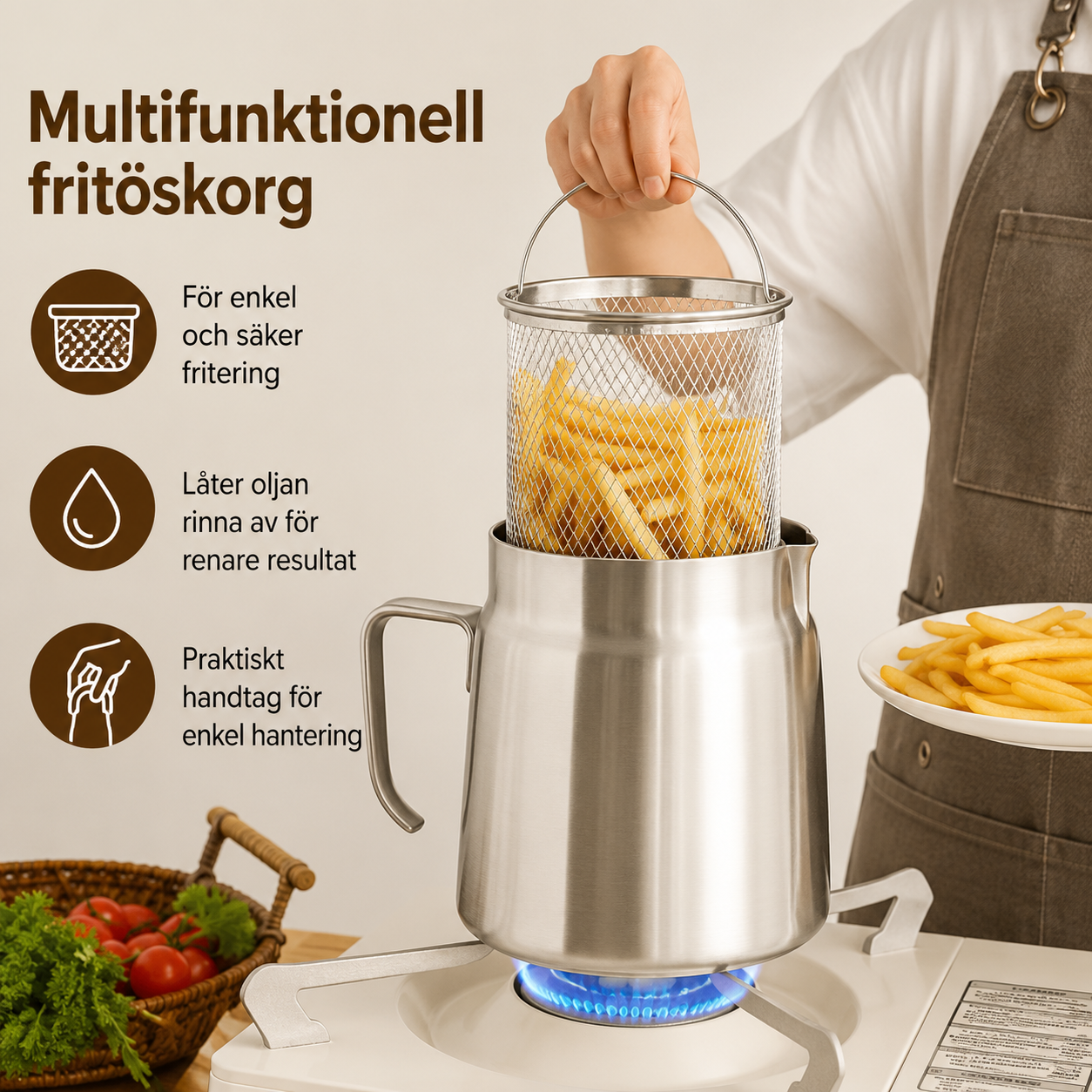 OljeSmart™ – Filtrera, förvara och fritera smartare