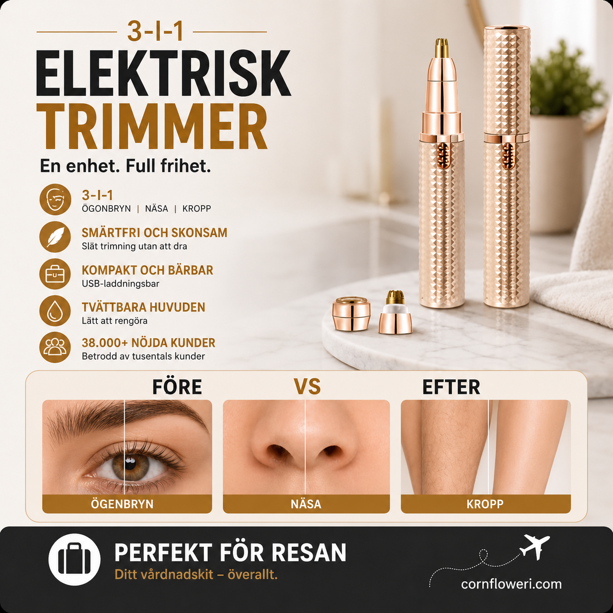 PerfektBryn™ – Forma perfekta bryn utan smärtsam plockning