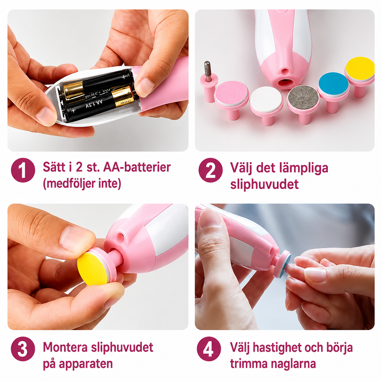 BabyKlipp™ – Säker nagelvård för de minsta fingrarna.