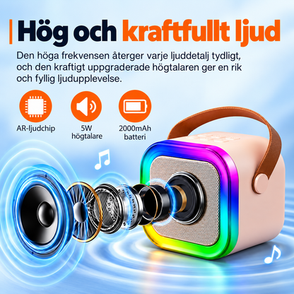 SångMagi™ – Gör varje dag till en fest med karaoke och 2 trådlösa mikrofoner