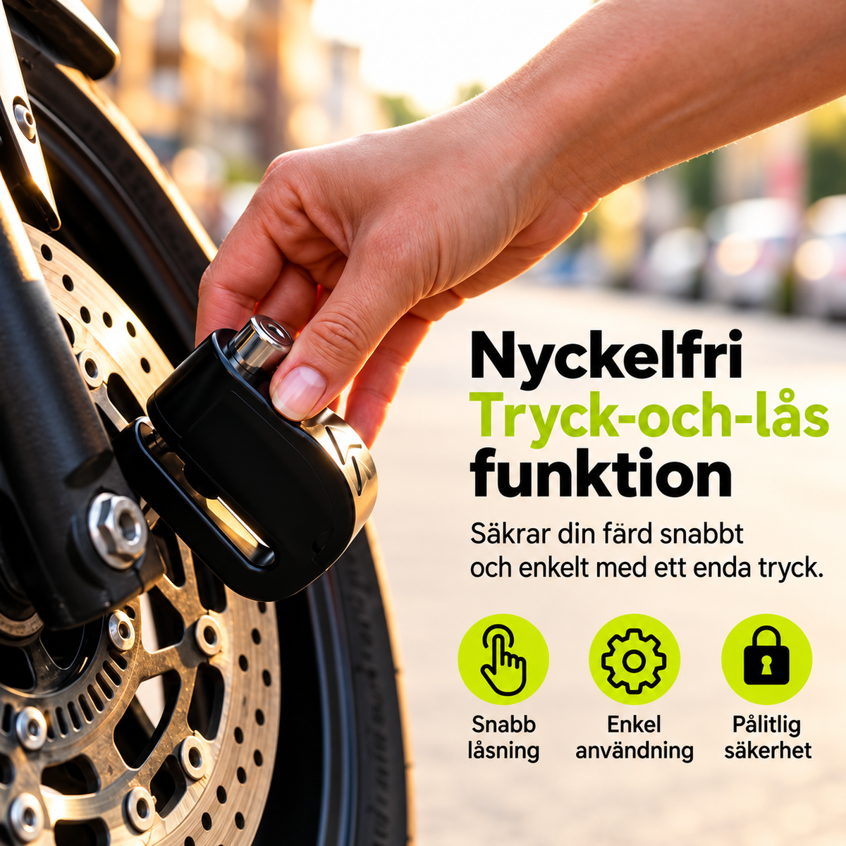 CykelLås™ – Extra trygghet för din cykel, var du än är