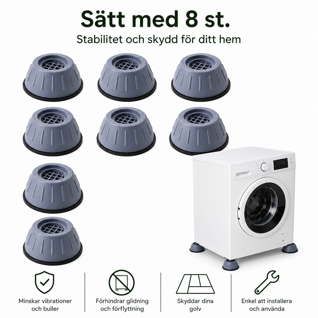 LugnTvätt™ – Tystare tvättmaskin på sekunder
