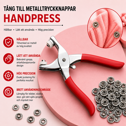 ClickFix™ Knappverktyg – Fäst perfekta knappar på sekunder