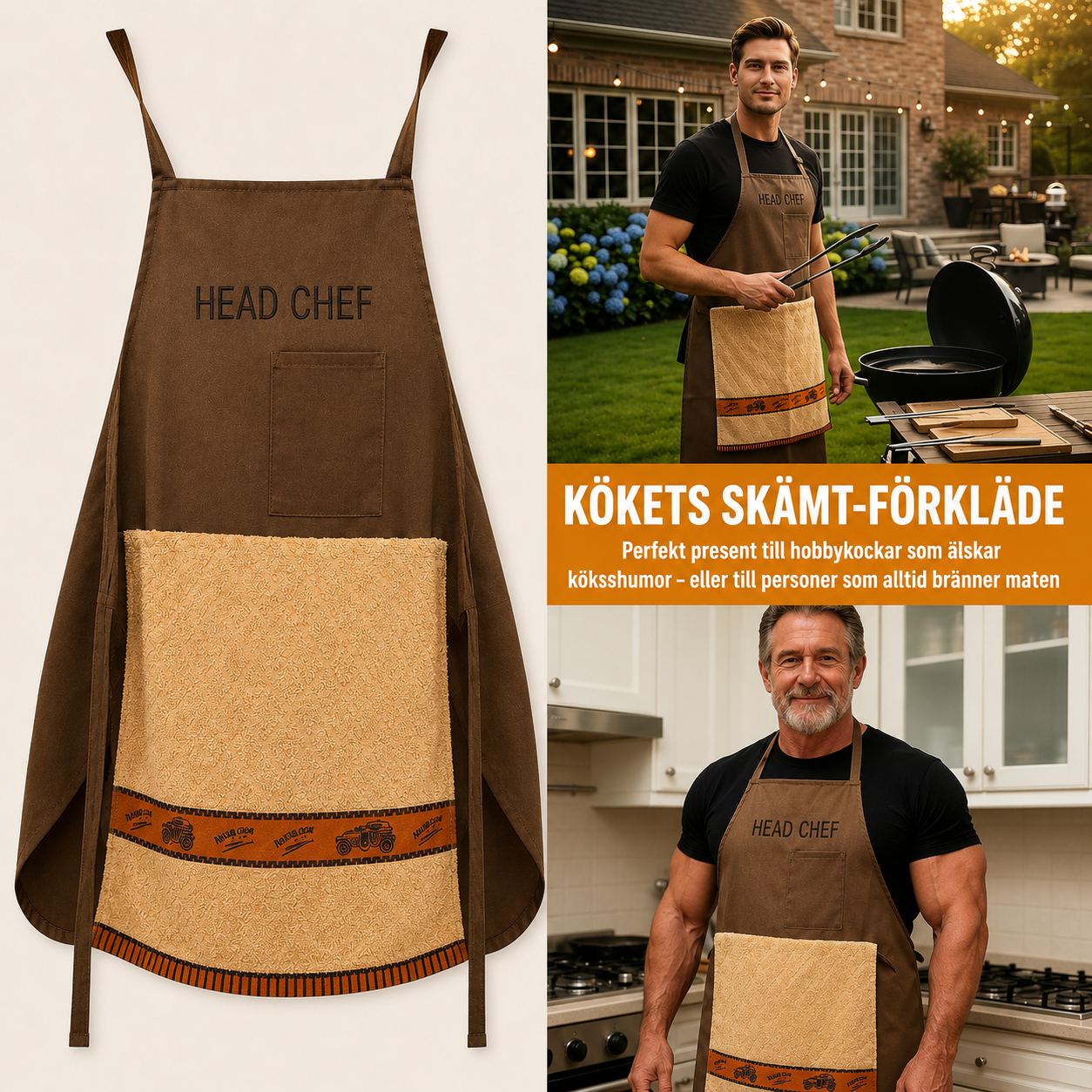 GrillChock™ – Förklädet som får gästerna att skratta
