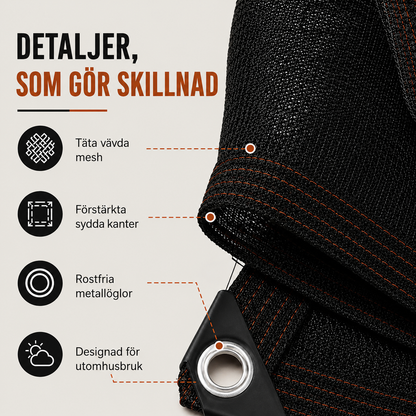 SolSköld™ – Slipp värmen utan att stoppa brisen