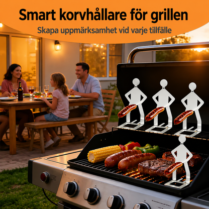 GrillGlädje™ Korvhållare – Perfekt grillning utan krångel (och med ett leende)