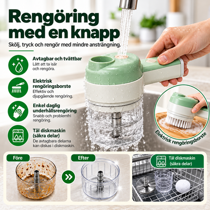 HackSmart™ – Hacka grönsaker snabbt och enkelt med 4-i-1-funktion