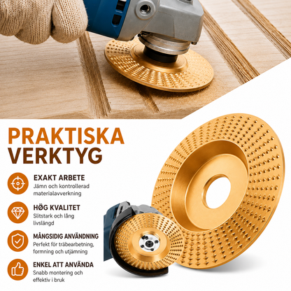 TräKraft™ Pro Kit – Förvandla din vinkelslip till ett precisionsverktyg