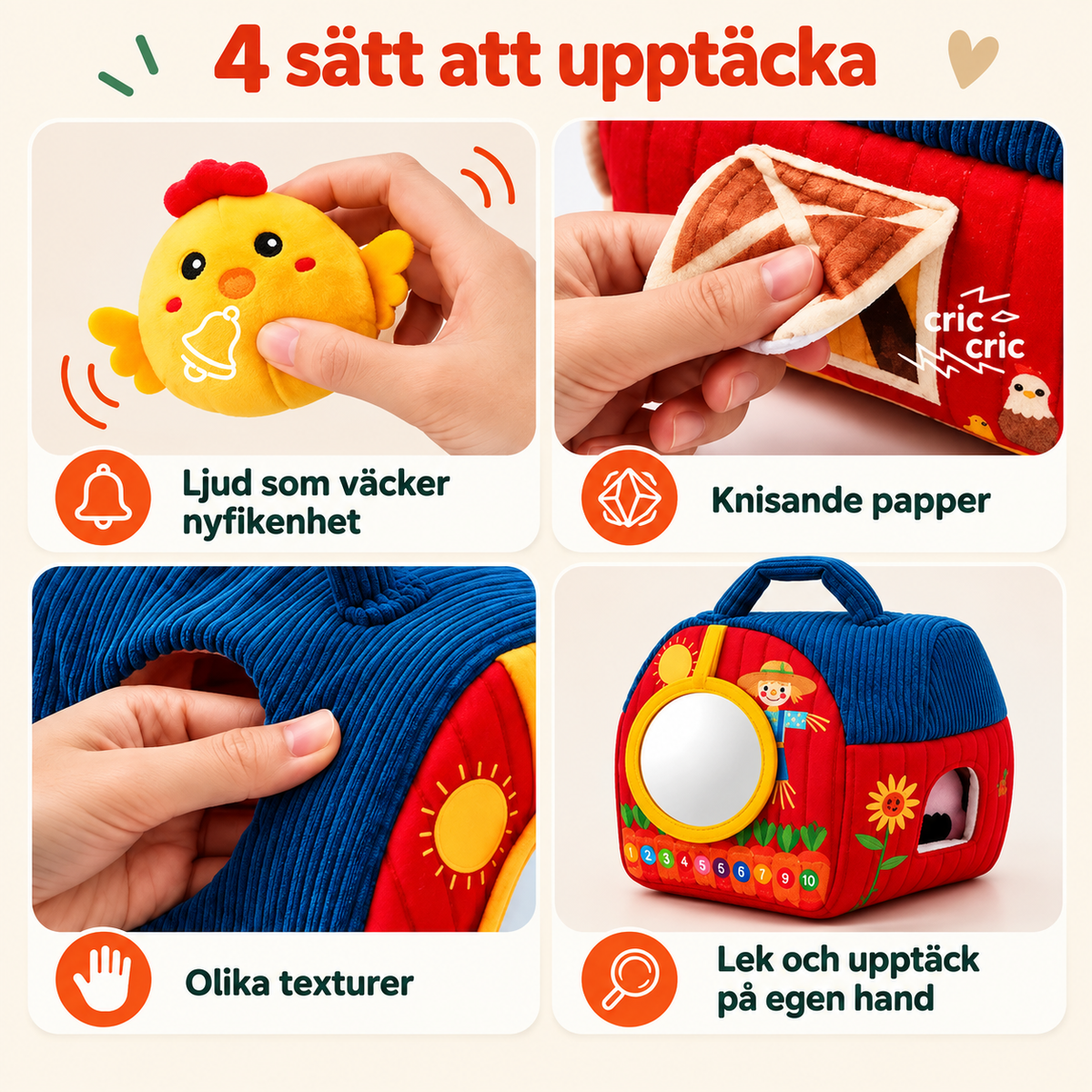 Bondgårdsvänner™ – En mjuk bondgård fylld med söta gosedjur