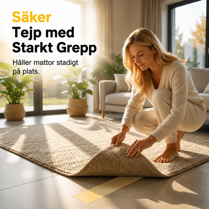 GripTape™ – Fäst lösa mattor utan lim eller spik